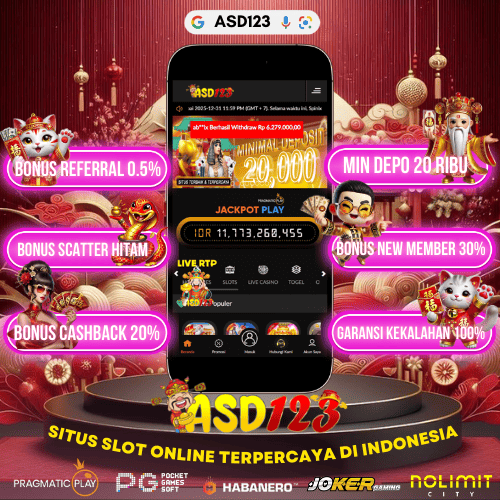 ASD123: Situs Taruhan Game Slot Online Terpopuler di Indonesia Hari Ini